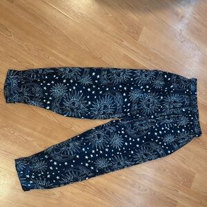 Celestial Print Jogger Pants